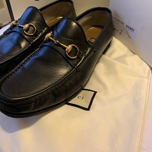 GUCCI Loafer- 1953 Horsebit black leather loafer